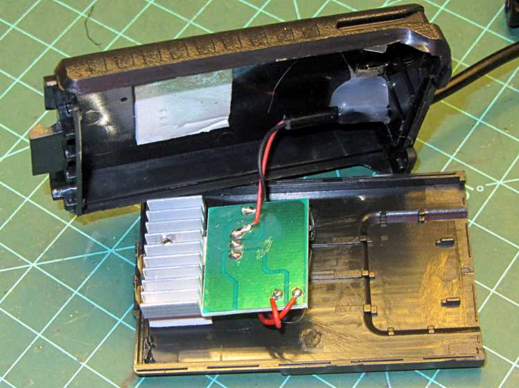 Baofeng Battery Eliminator - interior