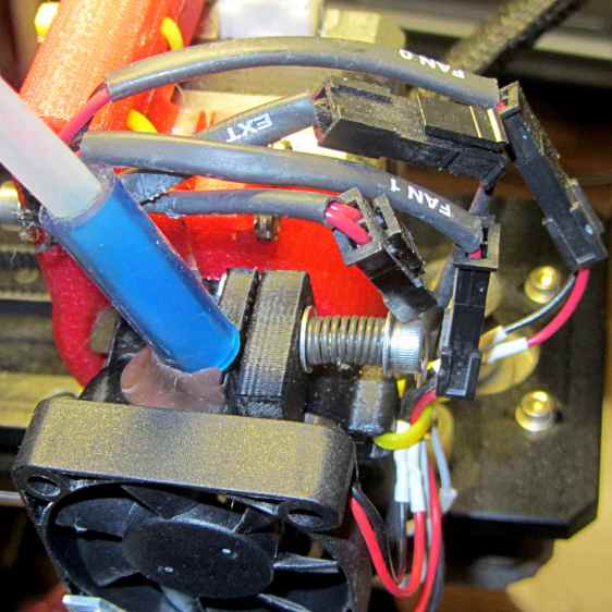 Makergear M2 - spring-loaded filament drive