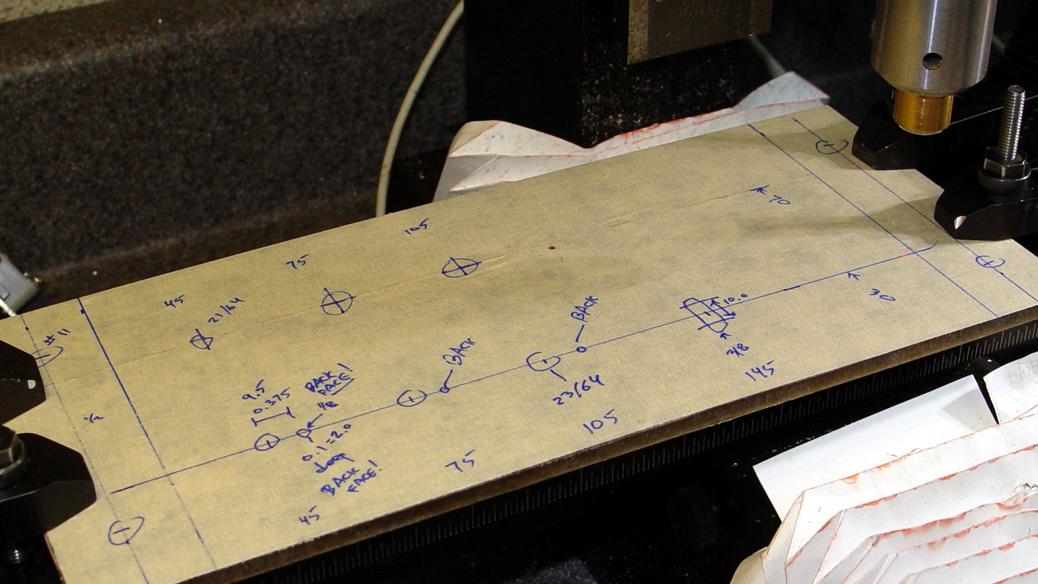 Color mixer panel - drill setup