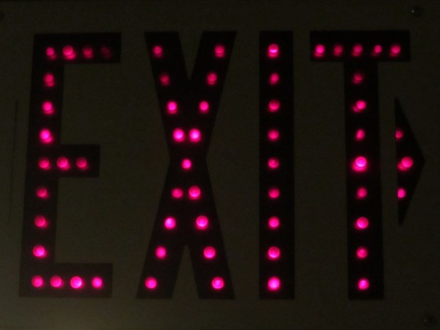 Exit Sign - LED aging