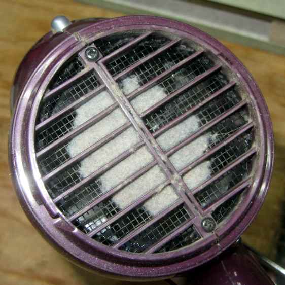 Hair dryer inlet fuzz