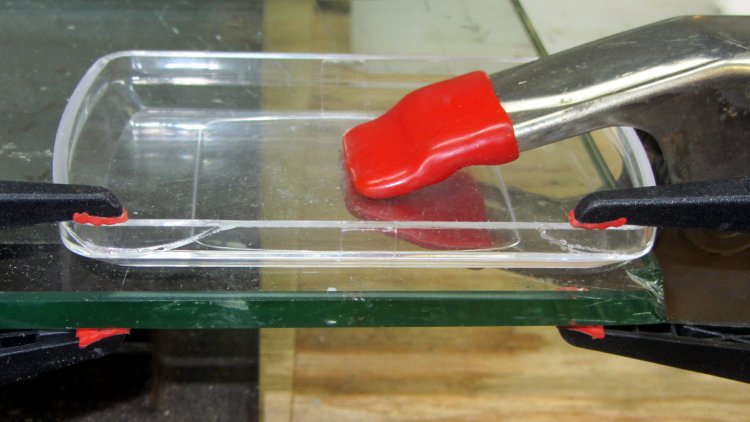 Magnum scale cover - glued and clamped