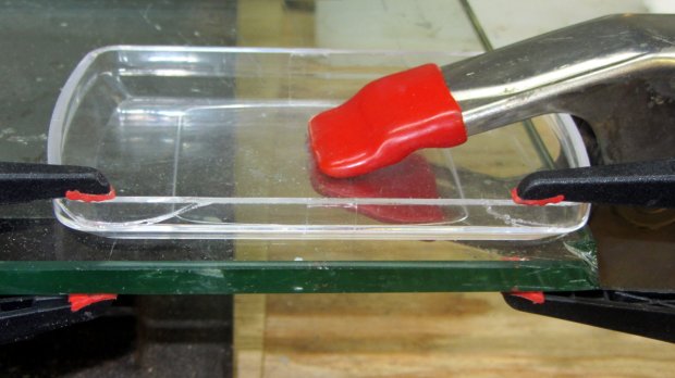 Magnum scale cover - glued and clamped