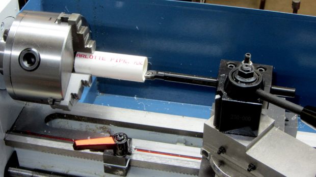 Dust brush adapter - reinforced tube - boring