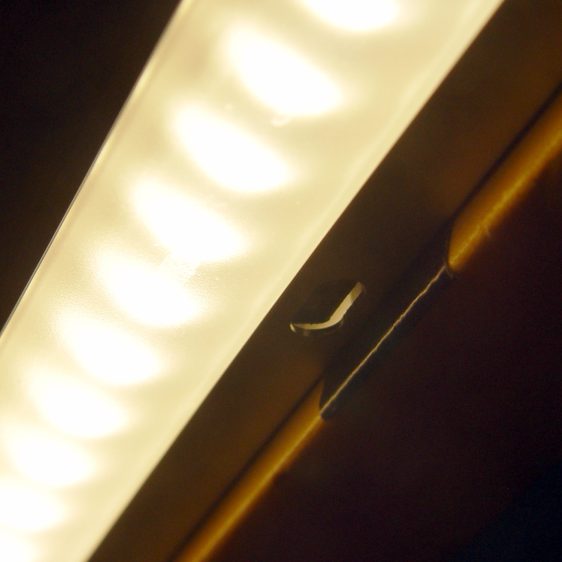 Under-cabinet light - IR sensor shield