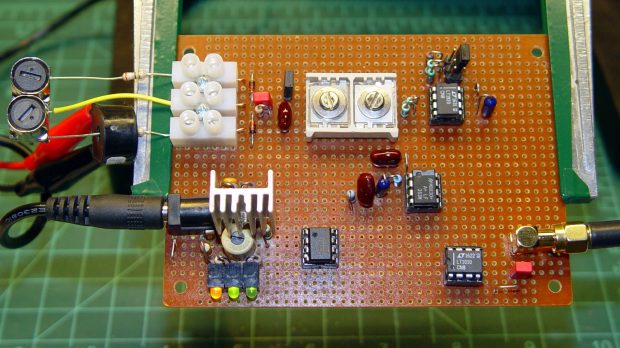 60 kHz preamp board - fake antenna