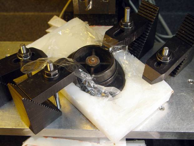 CKC Pot Lid - clamped ShapeLock fixture