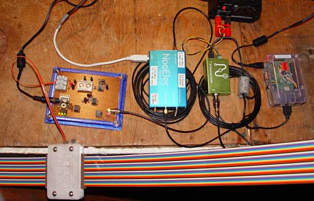 60 kHz Receiver - preamp HIT N3 Pi3 - attic layout