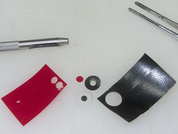 Red filter for Dell AC511 USB power LED