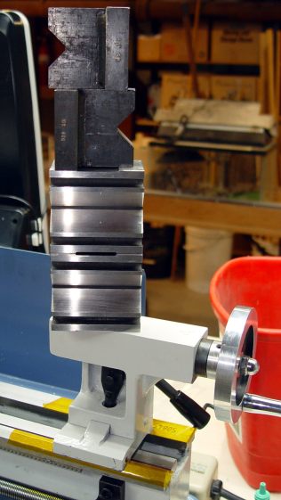 Tailstock way repair - weights