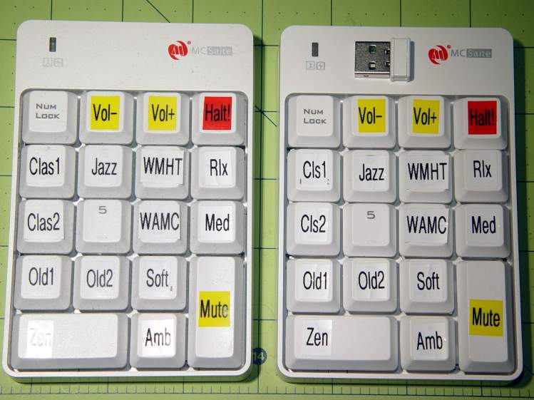 Wireless USB Numeric keypads