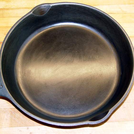 Cast Iron Pan - after weekly seasoning