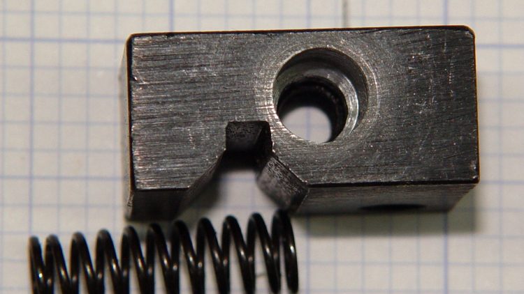 LMS Carriage Stop - spring counterbore