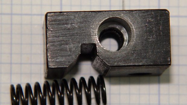 LMS Carriage Stop - spring counterbore