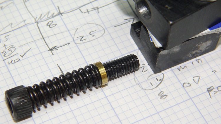 LMS Carriage Stop - screw bushing