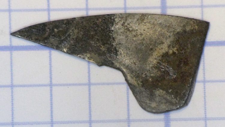 Road debris - blade fragment