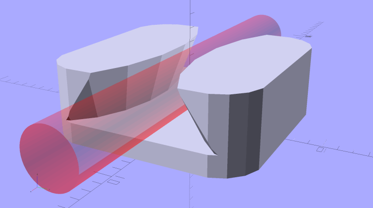 LED Cable Clips - solid model