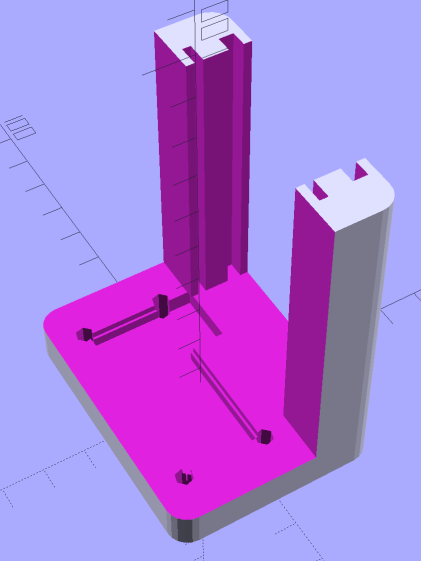 LED Test Fixture - solid model