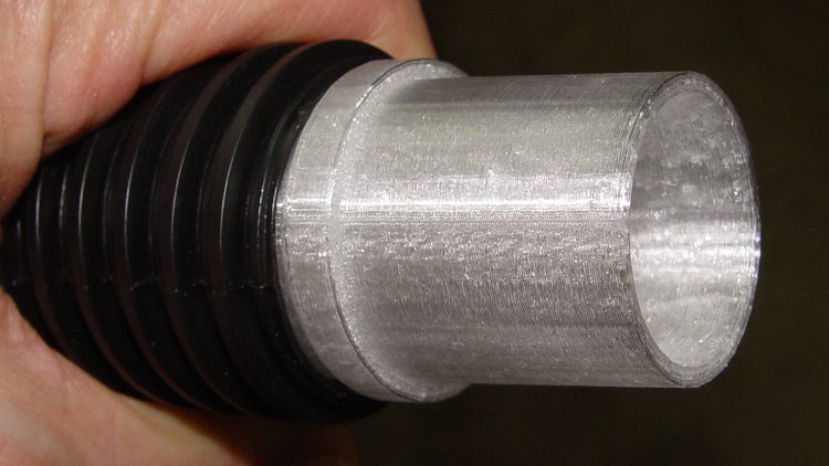 Vacuum hose fittings - ribbed hose barb