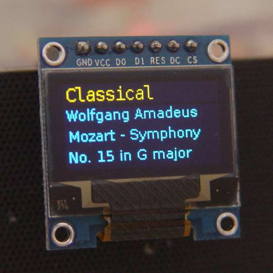 Raspberry Pi: OLED Display – The Smell of Molten Projects in the Morning