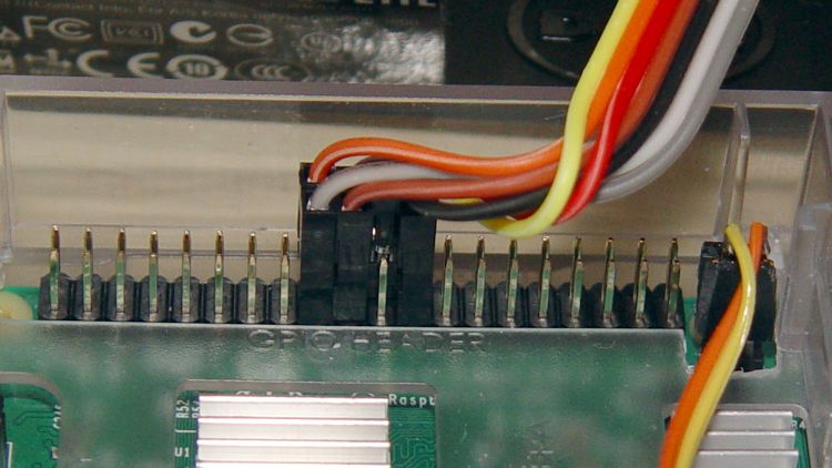 RPi OLED Display - RPi connector detail