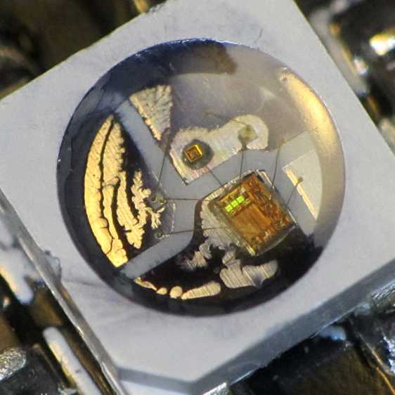 WS2812 LED failure - ink test patterns - 2