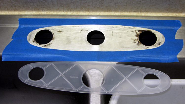 Kitchen Sink Faucet - gasket mask