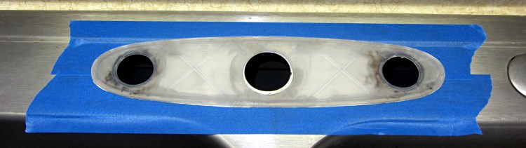 Kitchen Sink Faucet - gasket in place