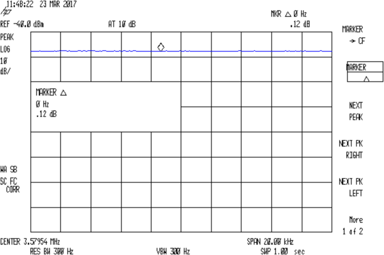 Quartz 3.57954 MHz - 72ohm