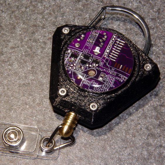 Badge Lanyard Reel - front - overall