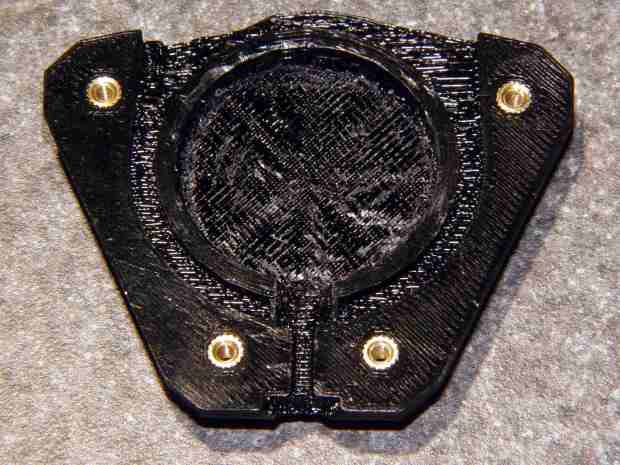 Badge Lanyard Reel - lower interior