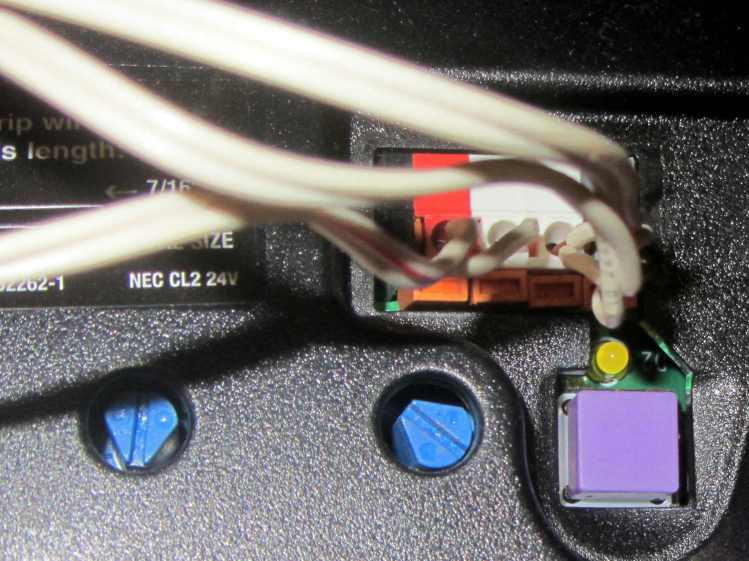 Sears Garage Door Opener - purple button