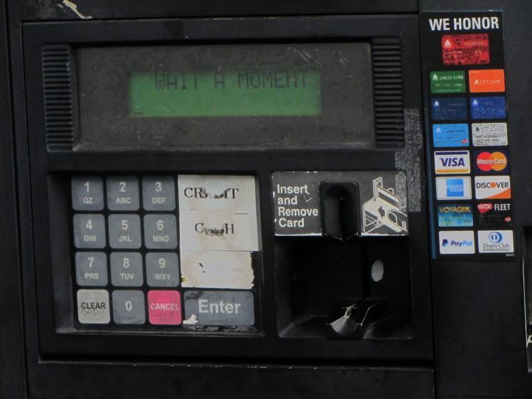Gas Pump Keypad Abrasion