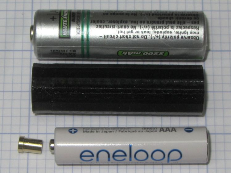 AAA to AA Adapter - parts