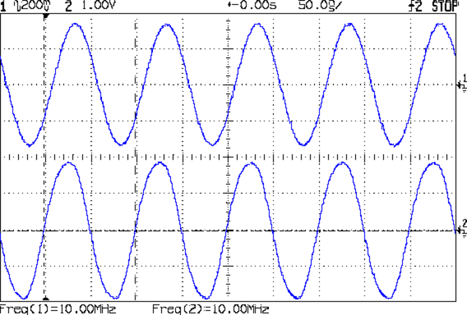 DDS GPS - 10 MHz -48 Hz offset - zero beat