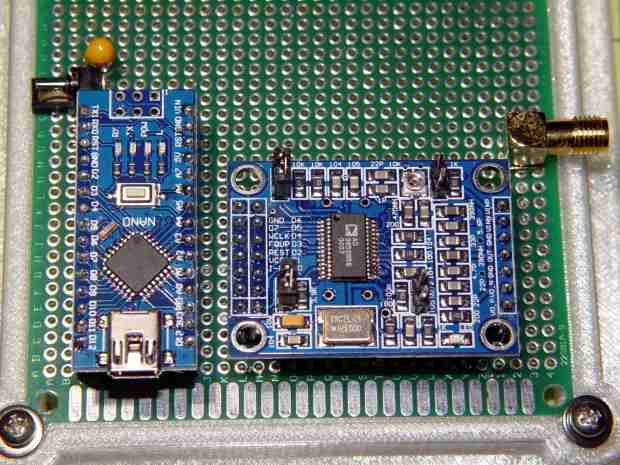 AD9850 DDS Module - swapped GND D7 pins