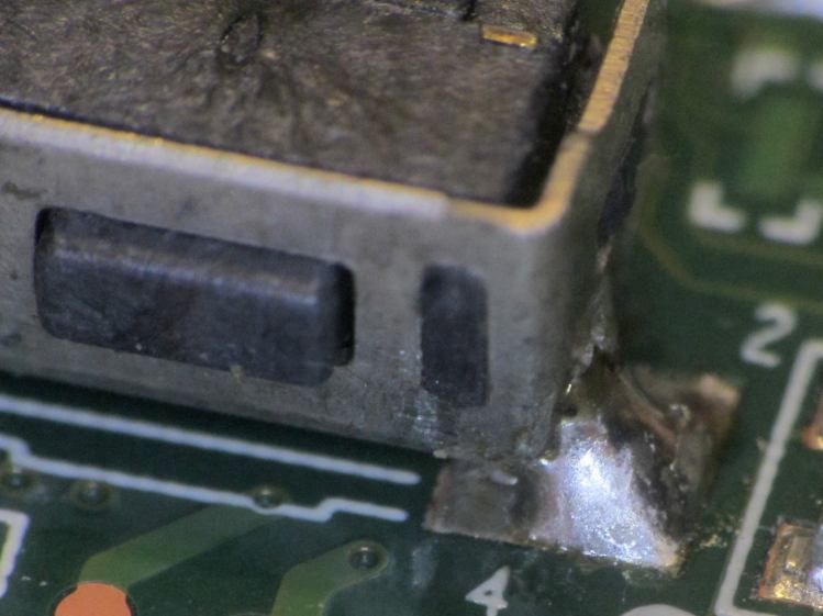 Kindle Fire power switch - rebuilt - right anchor