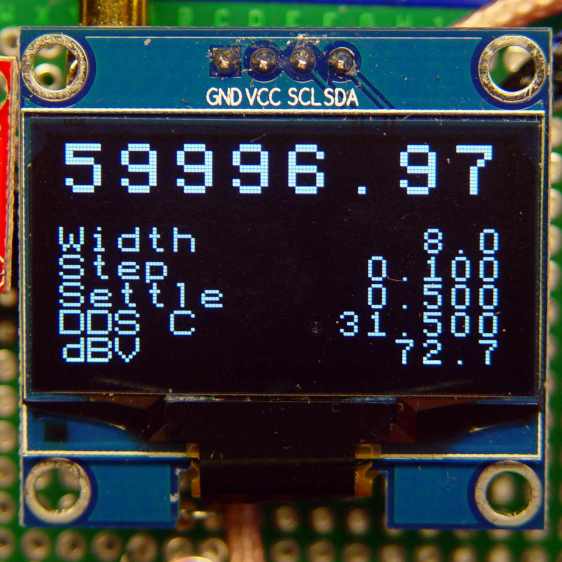 DDS OLED with LM75 temperature