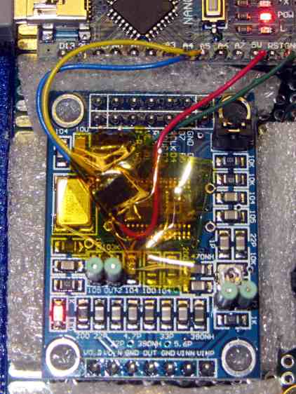 AD9850 DDS module with LM75A Temperature Sensor