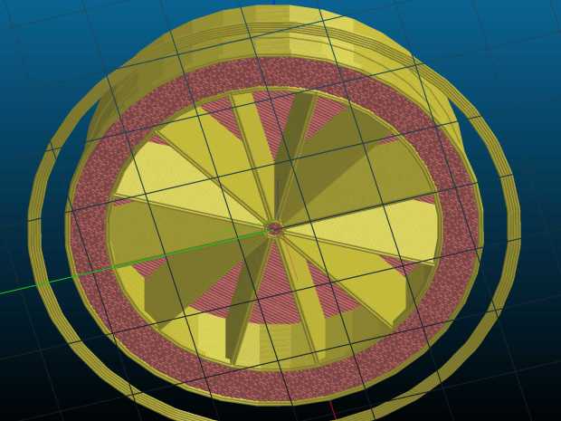 Mailing Tube Cap - bottom - Slic3r