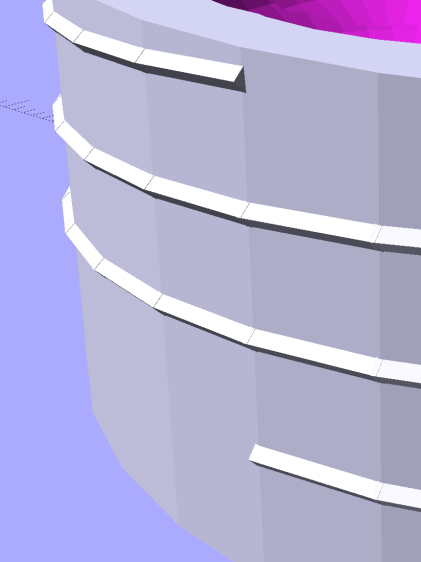 Mailing Tube Cap - thread detail