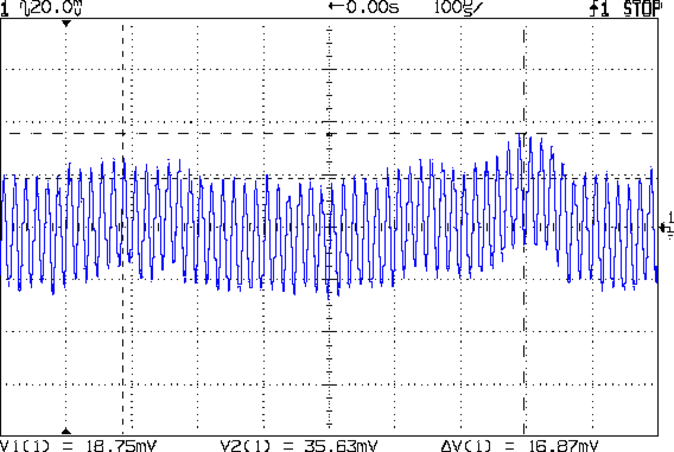 OLED Powersave - USB unplugged - detail