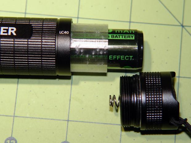 Anker LC40 with 18650 cell adapter