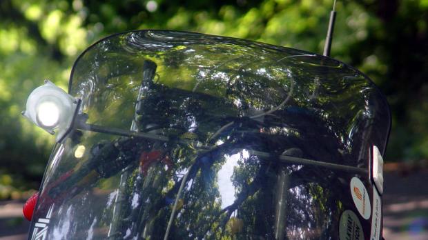 Tour Easy Fairing Flashlight Mount - front overview