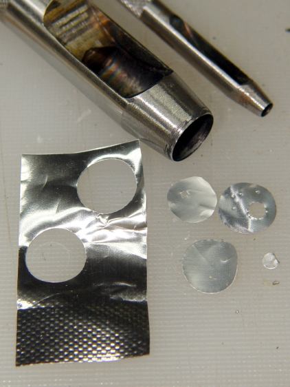 Aluminized Mylar pinholes for SK6812 RGBW LED