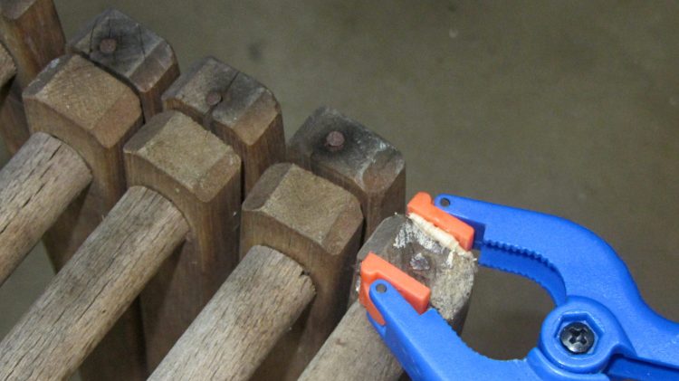 Clothes Rack - split clamp