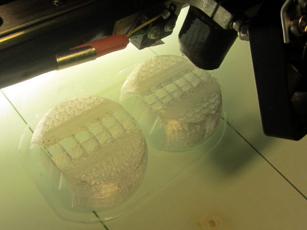 Flashlight Ball Mount - support structure - on platform