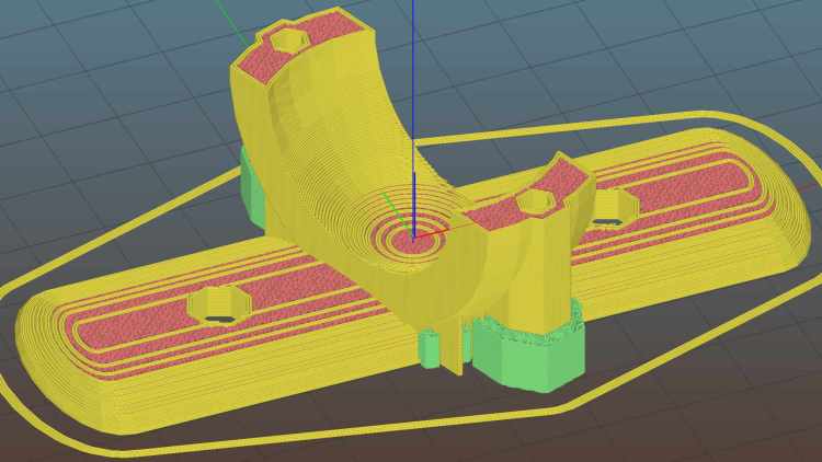 Fairing Flashlight Mount - Mount - rounded