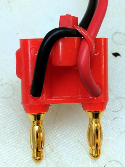 Dual banana plug - assembled