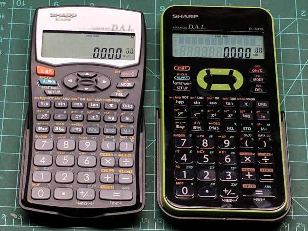 Sharp EL-531W EL-531X calculators